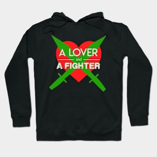 A Lover and a Fighter Album Logo Hoodie